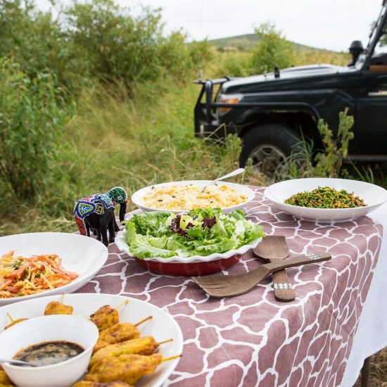 Bush lunch Sala's Camp Masai Mara