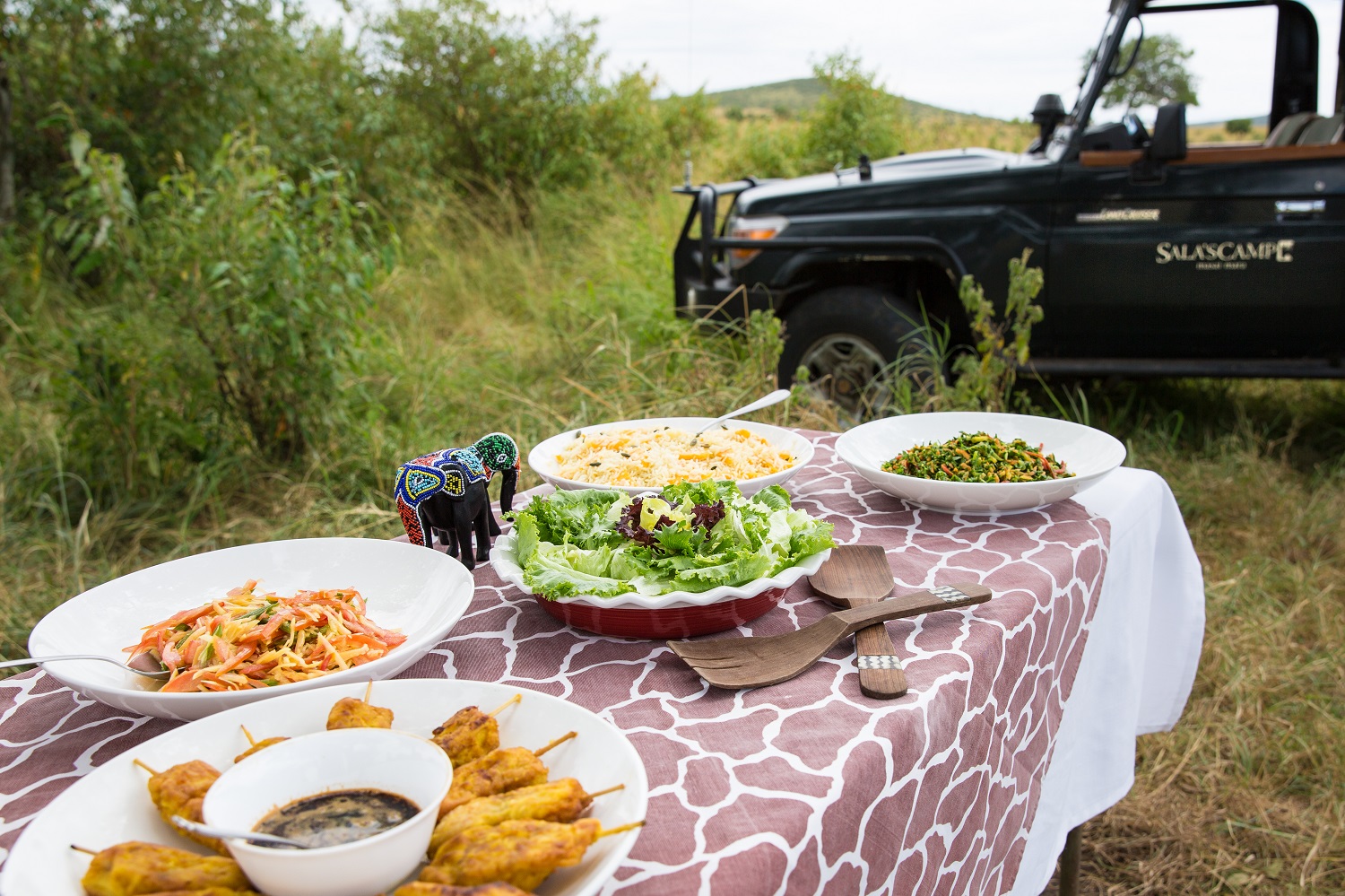 Bush lunch Sala's Camp Masai Mara